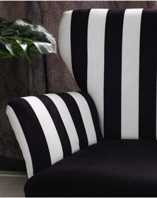 Resim Indirim Çadırı 1+1 Iki Tekli Kollu Çay Seti Balkon Bahçe Berjer Zebra 