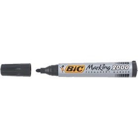 Resim Bic Markör Permanent 1.7 MM Yuvarlak Uçlu Siyah 2000 09 