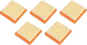 Resim Srliya 5 Adet Hava Filtresi Düzeltici Paneli Filtre Kağıdı Giyotin Hava Filtresi Değiştirme FS91 Bahçe Aracı 