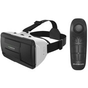 Resim Vrshınecon G06b+b03 Kolu Vr Gözlük Telefon 3d Sanal Gerçeklik Oyunu Kask Kafa Dijital Gözlük Giyen 