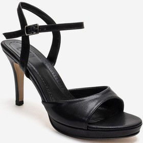 Resim Luvishoes Poıse Siyah Kadın İnce Topuklu Abiye Ayakkabı 