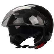 Resim Free-M 612 Güneş Vizörlü Açık Kask (Siyah) 