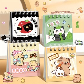 Resim 2026 Sevimli Mini Takvim - Sevimli Çizgi Film Kedi & Panda Tasarımı, Renkli İllüstrasyonlu Aylık & Haftalık Planlayıcı, Öğrenciler, Ofis veya Ev Masa Dekorasyonu için Mükemmel, Kağıt Malzeme, İngilizce & Çince Metin, Sevimli Masa Dekoru, Masa Takvimi, Ofis Takvimi, Takvim Masa, Ofis Aksesuarı, Takvim Dekoru, Takvim, Takvim Estetiği, Masa Üstü Takvimi, Çalışma için Masa Aksesuarı, Sonsuz Takvim, Masaüstü Takvimi, Gündelik, Masa Estetiği, Takvim Planlayıcı, Takvim Dekorasyonu 