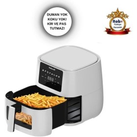 Resim Altabi Airfryer Yağsız Sıcak Hava Fritözü Rob Well1700 W 