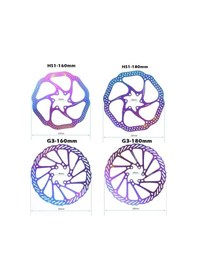 Resim Maoyaya Yol Vida Rotoru, Rotoru Renkli Paslanmaz Mtb İle İçin Fren Disk Dağ Çok Çelik Bmx Bisikleti Bisikleti Bisiklet Bisiklet 6 160mm Pw Çok Renkli 