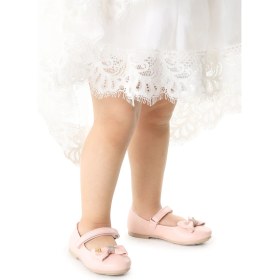 Resim Kiko Kids Cırtlı Fiyonklu Kız Çocuk Babet Ayakkabı Ege 201 Cilt 