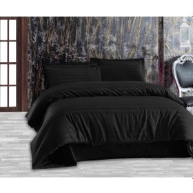Resim Altınbaşak Always Siyah Pamuk Saten Çift Kişilik Nevresim Takımı Siyah 