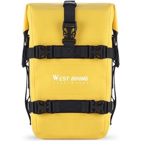 Resim Motosiklet Tampon Çantası Su Geçirmez 5l Motosiklet Yan Çerçeve Çantası Motosiklet Crashbar Çantası Evrensel 