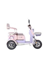 Resim Arora Rüzgar New 3 Tekerli Kızaklı Elektrikli Motosiklet Lila 