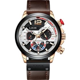 Resim Hanyang Gül Altın Beyaz L Lıge Gündelik Iş Kronograf Su Geçirmez Paslanmaz Çelik Izle Erkekler Yeni Lüks Moda Erkekler Kuvars Saatler Horloges Mannen + Kutu (Yurt Dışından) 