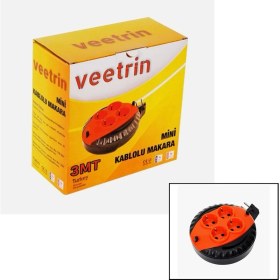 Resim Nuveden 3mt Mini Makaralı Uzatma Kablo 3x1.5mm (4887) NVDN-GOITLT34 