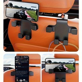 Resim 2 adet Yükseltilmiş Çok Fonksiyonlu Araba Koltuk Arkası Kanca ile 4 S-Kanca, Dayanıklı ABS Malzeme - Çantalar, Cüzdanlar, Montlar ve Akıllı Telefon Tutucular için Başlık Askısı, Araç Depolama ve Organizasyon Aksesuarı, İç Mekan Organizasyonu 
