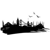 Resim Genel Markalar İstanbul Silueti (Tip 1) 100x50 Cm 