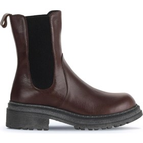 Resim Bueno Shoes Kahverengi Deri Kadın Topuklu Bot 01WD2100 01WD2100 