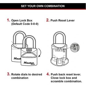 Resim Storemax Mini Anahtar Kutusu, Kulplu 13,5 x 7 x 3,2 cm 