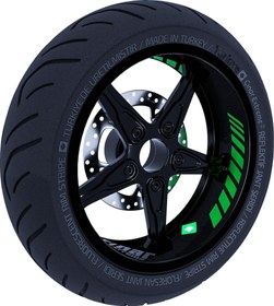 Resim Gp Racing Orman Yeşili İç Jant Şeridi Sticker Çınar Extreme 