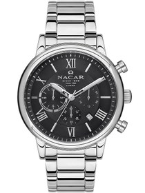 Resim Nacar Spor Gümüş Erkek Kol Saati Nc34-290312-abm 