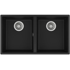 Resim Teka - Square 760 Tg Black - Tezgahaltı Granit Eviye - 115260024 