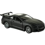 Resim Die Cast 1:32 Sesli ve Işıklı Çek Bırak Yarış Arabası Siyah 