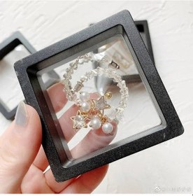 Resim Güneşe Dayanıklı 3 Adet Gümüş Takı Yada Kolleksiyon Koruma Kutusu Çok Renkli 