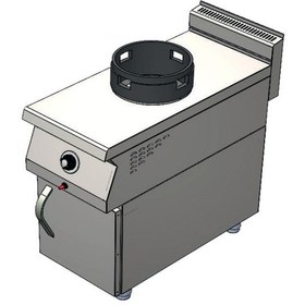 Resim Karacasan Endüstriyel 900 Seri Dolaplı 40 Cm Tek Gözlü Doğalgazlı Wok Ocak 
