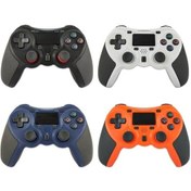 Resim Wondernest Siyah Ps4 Oyun Kolu Kauçuk Kaplamalı Kablosuz İçin Host Denetleyicisi Bluetooth B Yk 