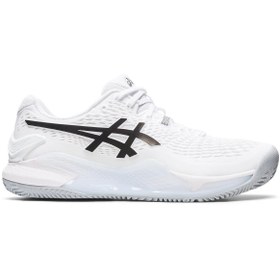 Resim Asics Gel-resolution 9 Clay Erkek Beyaz Tenis Ayakkabısı 1041a375-100 