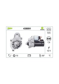 Resim Peugeot 307 Mars Motoru 1.6 Hdi 2005-2008 Valeo 438091 