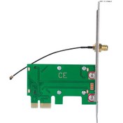 Resim Vkemall Mini Pcı-e'den Pcı-e'ye Dönüştürücü Kart - 3.3v/5v Destekli, 12.2cm Tam Yükseklik Panel, Anten Bağlantısı, Tüm Mini Kartlar Ve İşletim Sistemleriyle Uyumlu 