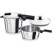 Resim Fissler Vitaquick Glossy Düdüklü Tencere 6+3,5 Litre 