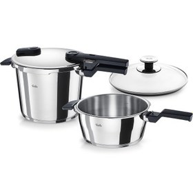 Resim Fissler Vitaquick Glossy Düdüklü Tencere 6+3,5 Litre 