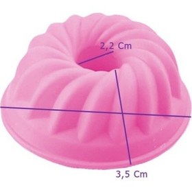 Resim Silikon Cupcake Mini Kek Kalıbı-6'lı Renkli Silikon Kalıbı Yapışmaz Mini Kek Ve Muffin Kalıbı Siliko Diğer 