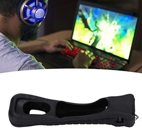 Resim Shanrya Sap hızlandırıcı, dayanıklı silikon kılıf, aşınmaya dayanıklı, Wii Motion için uzaktan kumanda sensörü denetleyicisi (siyah) 