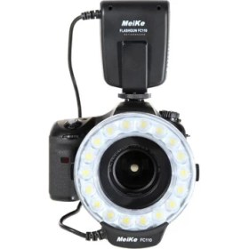 Resim Meike Fc110 Led Macro Ring Flaş Canon, Nikon, Pentax, Olympus Uyumlu 