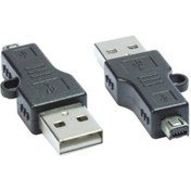 Resim Usb 2.0 Erkek / Mini Usb 4Pin Erkek Dönüştürücü 