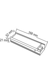 Resim Forlife 12.5 Amper 12 Volt 150 Watt Ultra Slim LED Trafosu 