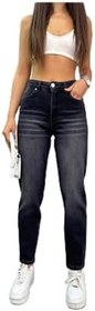 Resim Bikelife Esnek Yüksek Bel Mom Jeans, BKL00001245 
