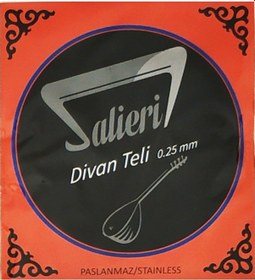 Resim Salieri 0.25 mm Divan Saz Teli Bam Bamlı 025 SET 