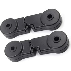 Resim Cdwishbest Siyah Ar Kafalık Kanca Koltuk Sırt Çantası Çanta Çanta Bakkal Bezi Için Taşınabilir Işlevli Klipler Araba Styling (Yurt Dışından) 