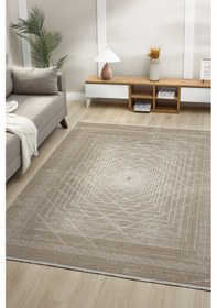 Resim Gusto Vizon Halı Salon Oturma Odası Çocuk Odası Yatak Odası Halısı 906 Vizon 