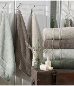 Resim Özdilek Colourist %100 Pamuk Banyo Havlusu 90x150 -bej 