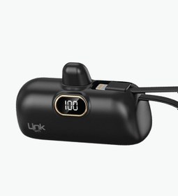 Resim Linktech Ep52 Strong Eco Friendly Type-c Port 4800 Mah Powerbank + Lightning Kablo Siyah 