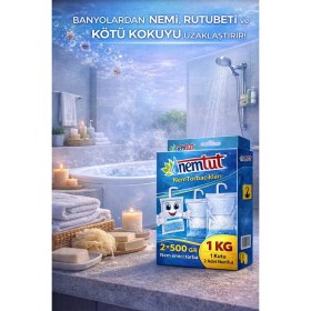 Resim Nemtut Korozyon Önleyici Rutubet Giderici Nem Emici Koku Giderici Küf Önleyici 3 Kutu 6 Paket 3 kg 