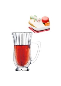 Resim Glamour Kulplu Çay Bardağı 2'li 68001 