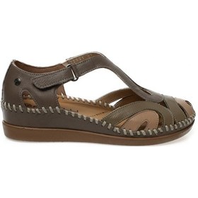 Resim Forelli 22521z Sally Comfort Vizon Kadın Sandalet Vizon 