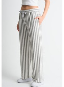 Resim Alexandergardı Çizgili Eşofman Altı Açık Gri 