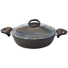 Resim Eda 24 CM Zetra Basık Pilavlık Tencere 3.77 Mm 