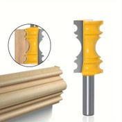Resim 1 Adet Büyük Ayrıntılı Sandalye Rayı Kalıplama Router Bit - 1/2" Shank 8mm Shank Hat Bıçağı Tenon Kesici, Ahşap İşleme Araçları 
