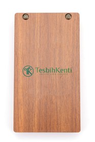 Resim TESBİHKENTİ 3'lü Menteşeli Ahşap Tesbih & Bileklik Kutusu 