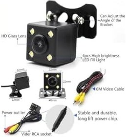 Resim Park Çizgili Gece Görüşlü Park Geri Görüş Kamerası 